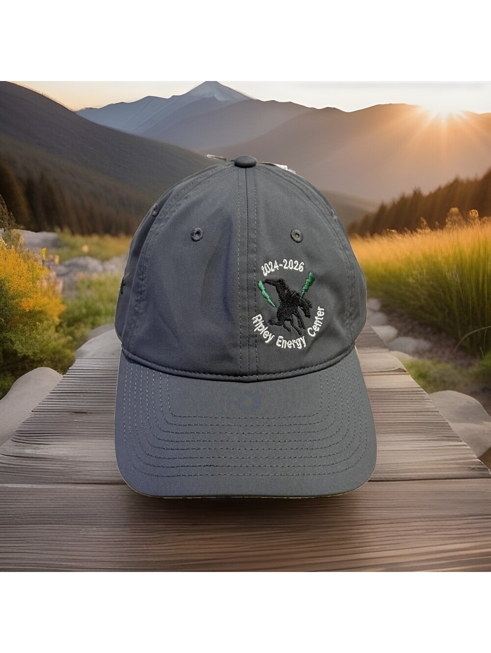 Ripley Energy Center Natural Gas Fired Power Plant Bucking Bronco Baseball Cap